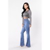 Women's Bootcut Bell Bottom Jeans High Waisted Stretch Slimming Jeans - 2 of 4