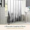 LunaLulinlk Shower Curtain with Hooks – Heavy-Duty Mold/Mildew-Resistant - 2 of 4