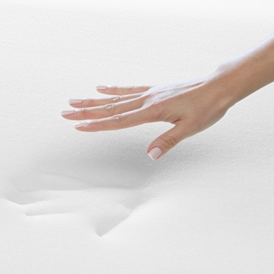 Standard White Gel Memory Foam Pillow with Soft Cover