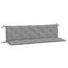 vidaXL Garden Bench Cushions 2pcs Gray 70.9"x19.7"x2.8" Oxford Fabric - 2 of 4
