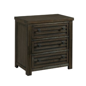 Montego 2 Drawer Nightstand with USB Toasted Walnut - Picket House Furnishings