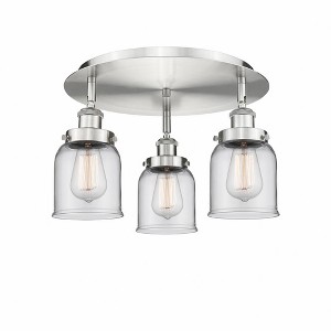 Bell - 3 Light Flush Mount In Art Deco Style-9.25 Inches Tall and 16.75 Inches Wide - 1 of 1