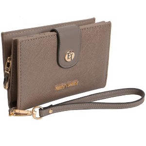 Ellen Tracy Double Compartment Saffiano Zip Around Indexer Wallet - 1 of 1