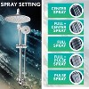 Niagara Conservation ShowerRail 5-Spray with 1.75 GPM Wall Mount Combination Fixed and Handheld Shower Heads - Chrome - 3 of 4