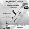 SUGIFT 21V Cordless String Trimmer & Edger with 1.5 Ah Battery and Charger, Gray - 4 of 4