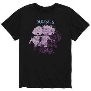 Men's - Rugrats - Tommy And Chuckie Distort Short Sleeve Graphic T-Shirt - 1 of 4