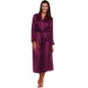 ADR Women's Lightweight Satin Robe, Long - 2 of 4