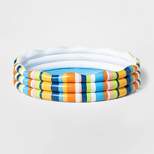3-Ring Inflatable Pool Striped - Sun Squad™