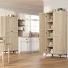 Tall Kitchen Pantry Cabinet, 5 Tier Food Storage Cabinet with 2 Doors and Adjustable Shelves for Kitchen, Dining Room, Bathroom - 4 of 4