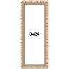 PosterPalooza | 8x24 Modern Bamboo Picture Frame, UV Acrylic, 5 Finishes - 2 of 4