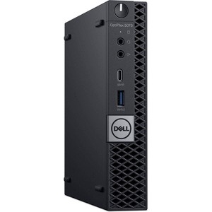 Refurbished: Dell Optiplex 5070 Desktop Intel Core i7 2.00GHz 8GB 256GB SSD Windows 11 Pro - Manufacturer Refurbished - 1 of 4