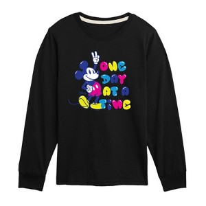 Boys' - Disney - One Day At A Time Long Sleeve Graphic T-Shirt - 1 of 4