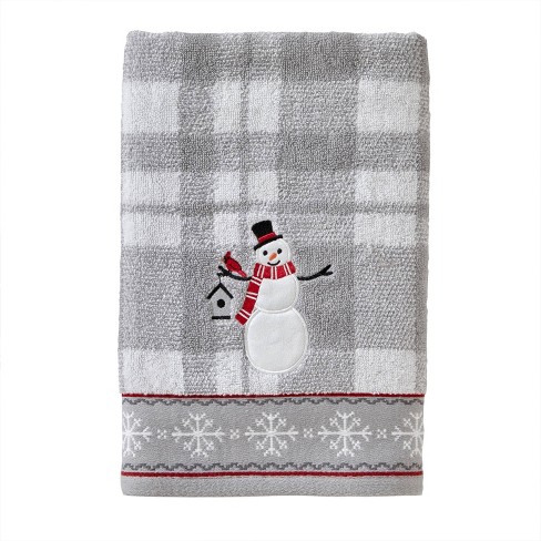 2pc Woodland Winter Hand Towel Set Red - Skl Home : Target