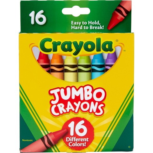 Crayola Large Washable Crayons, 16 Ct, School Supplies for Kindergarten, Toddler  Crayons Gifts for Kids - AliExpress