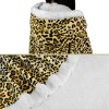 PAVILIA Angel Wrap Hooded Blanket for Women Adult, Wearable Cozy Wrap Throw Fleece Shawl Cape - 3 of 4