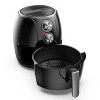Brentwood 3.2 Quart Electric Air Fryer with Timer and Temp Control- Black and Silver - 3 of 4