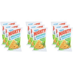 Zack's Mighty Sea Salt Organic Tortilla Chips - Case of 9 - 9 oz - 1 of 2