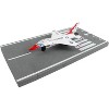General Dynamics F-16 Fighting Falcon Fighter Aircraft White with Runway Section Diecast Model Airplane by Runway24 - 2 of 3