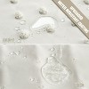 LunaLulinlk Cream Shower Curtains, Heavy-Duty Mold/Mildew-Resistant - 2 of 4