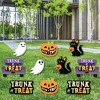 Big Dot of Happiness Trunk or Treat - Cat Pumpkin Trunk Lawn Decorations - Outdoor Halloween Car Parade Party Yard Decorations - 10 Piece - 2 of 4
