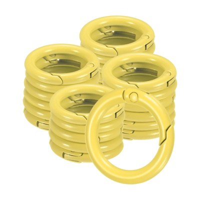 Unique Bargains Metal Spring O Rings Zinc Alloy Durable Multipurpose Lightweight Buckle 5/8 Inch