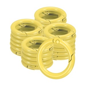 Unique Bargains Metal Spring O Rings Zinc Alloy Durable Multipurpose Lightweight Buckle 5/8 Inch - 1 of 4