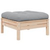 2-seater Garden Sofa Set of 2 Gray vidaXL - 3 of 4