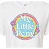 Women's - My Little Pony - Retro Rainbow Badge Cropped Graphic T-Shirt - 2 of 4