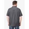 Boulder Creek by KingSize Men's Big & Tall Short Sleeve Denim And Twill Shirt - 3 of 4