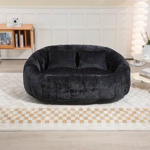 Grungis Bean Bag Sofa,Beanbag Chair with Armrests and Pillows,Oversized Lounge Sofa for Couples,Comfy Couch for Living Room Bedroom - 1 of 4