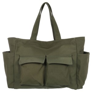 Unique Bargains 600D Oxford Waterproof Garden Tool Organizer Storage Carrier Bags 19.69" x 5.91" x 13.39" - 1 of 4