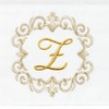 Linum Home Textiles 100% Turkish Cotton MONICA Gold Thread 2PC Embellished Hand Towel Set - 3 of 3