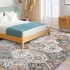 Rugs Washable Rugs for Bedroom Vintage Entry Boho Area Rug Living Room Rug Non Slip Non Shedding Stain Resistant Low Pile Folding Floor Cover - 3 of 4
