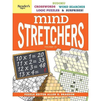 Reader's Digest Mind Stretchers Vol. 10 - (Mind Stretcher's) by  Allen D Bragdon (Spiral Bound)