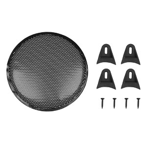 Unique Bargains Grill Cover Mesh Protector Car Speaker Cover Woofer Subwoofer Grill Black 12" 1Pcs - 1 of 4