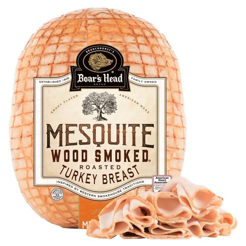 Boar&#39;s Head Mesquite Smoked Turkey - Deli Fresh Sliced - price per lb, 1 of 5