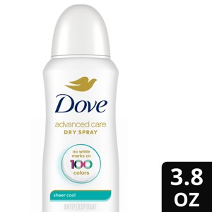 Dove Beauty Advanced Care Sheer Cool 72-Hour Women's Antiperspirant & Deodorant Dry Spray - 3.8oz - 1 of 4