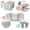 Baby Playpen Large Activity Safety Play Center - 14 Panels Baby Play Fence with Adjustable Shape and Foldable Option - Play22Usa - 2 of 4