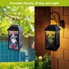Briarwood Lane Everyday Lantern 12" x 6" x 6" Patriotic Gnomes Solar Lantern - 3 of 4