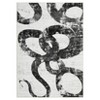 Modern Washable Area Rug Animal Snake Pattern Rug Home Decor Snake Carpet, Low Pile Non Slip Rug - 3 of 4