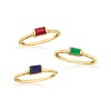 Ross-Simons 1.10 ct. t.w. Multi-Gemstone Jewelry Set: 3 Stackable Rings in 18kt Gold Over Sterling - 4 of 4