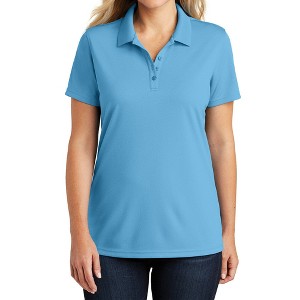 Mafoose Women's Moisture-Wicking Dry Zone Short Sleeve UV Micro-Mesh Polo Shirt - 1 of 4