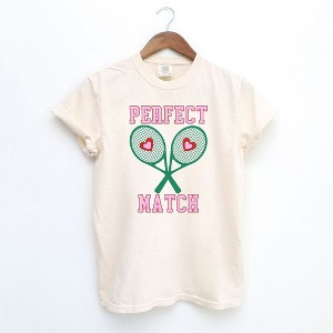 Simply Sage Market Women's Perfect Match Tennis  Short Sleeve Garment Dyed Tee - 1 of 3