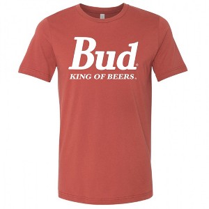Mens Budweiser King of Beers Classic Logo T-Shirt - 1 of 2