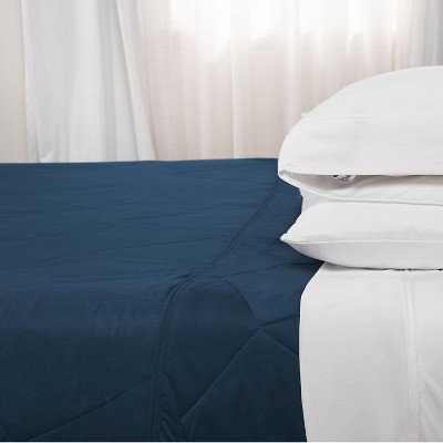 Navy Queen Size Dual-Sided Cooling Blanket