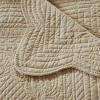 Sapphtopaz 72"x60" Oversized Blanket with Scalloped Edges, Soft Quilted Throw Blanket with Cotton Filling for Bed, Fluffy Bedding for Room - 4 of 4