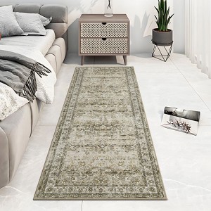 Regional carpet, vintage carpet, indoor soft floral carpet, living room traditional style carpet - 1 of 4