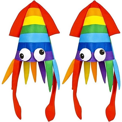 Rhode Island Novelty Rainbow Squid Hat : Target