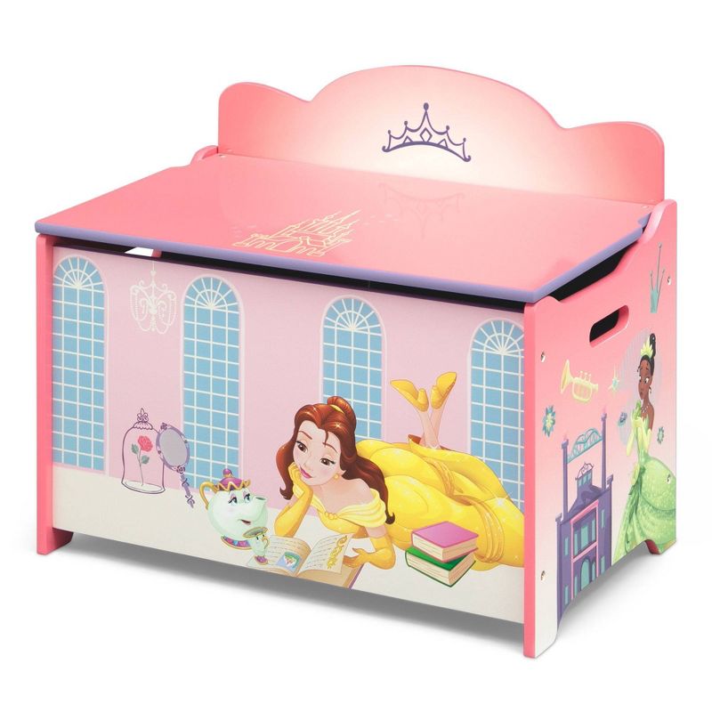 Delta Children Disney Princess Deluxe Toy Box - Greenguard Gold Certified, 4 of 10