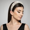 Unique Bargains Crystal Headband Rhinestone Hairband for Women Multicolored 1.2 Inch Wide 1Pcs - 3 of 4